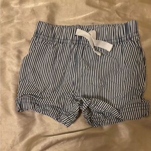 Carter's Blue and White Striped Kids Shorts